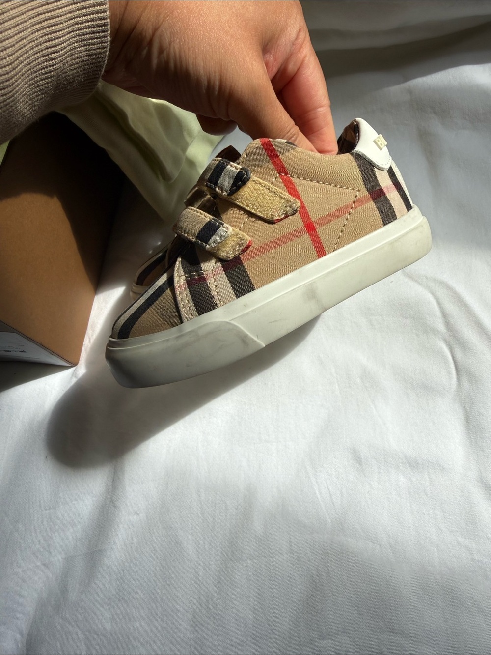 Burberry Baby Markham Check Sneaker - Picture 6 of 11